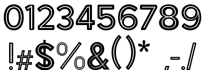 BRIGHTOVEN Font OTHER CHARS
