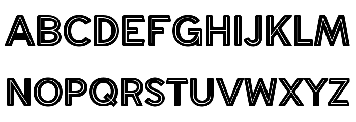 BRIGHTOVEN Font LOWERCASE