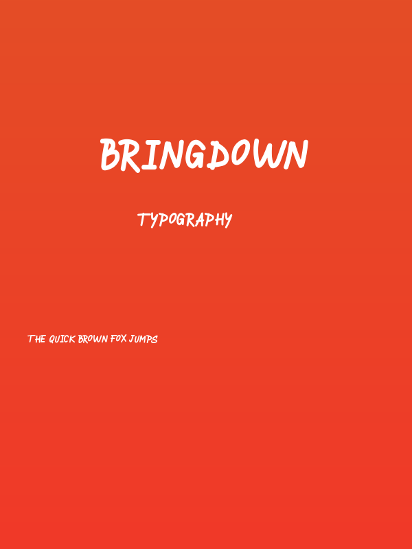 BRINGDOWN Poster