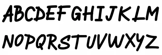 BRINGDOWN फ़ॉन्ट लोअरकेस