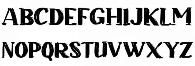 BRISKET Font UPPERCASE