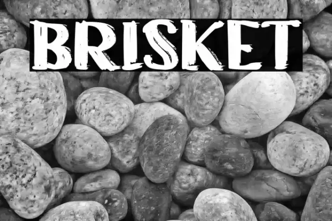 BRISKET Font examples