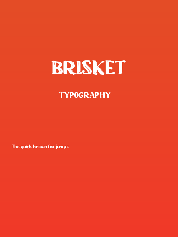 BRISKET Poster