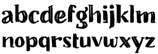 BRISKET फ़ॉन्ट लोअरकेस