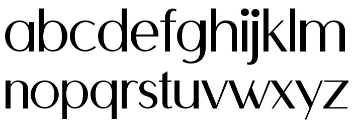 BRIXANOS Font LOWERCASE
