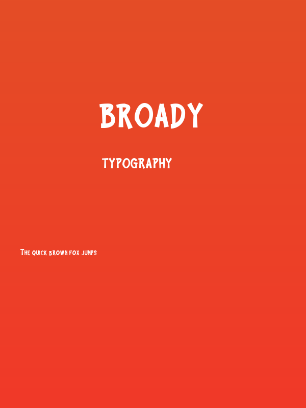 BROADY Poster