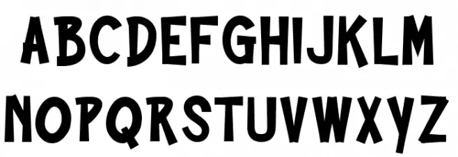 BROADY Font LOWERCASE