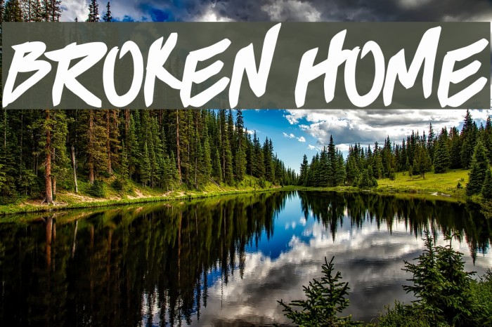 BROKEN HOME Example 1