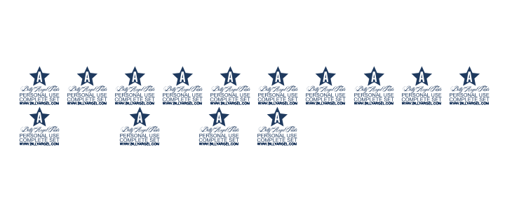 BROKEN PERSONAL USE Bold Other Characters