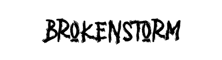 BROKEN STORM  Descarca Fonturi Gratis