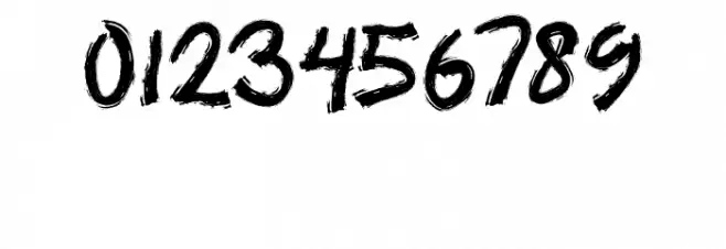 BROKEN STORM Font OTHER CHARS