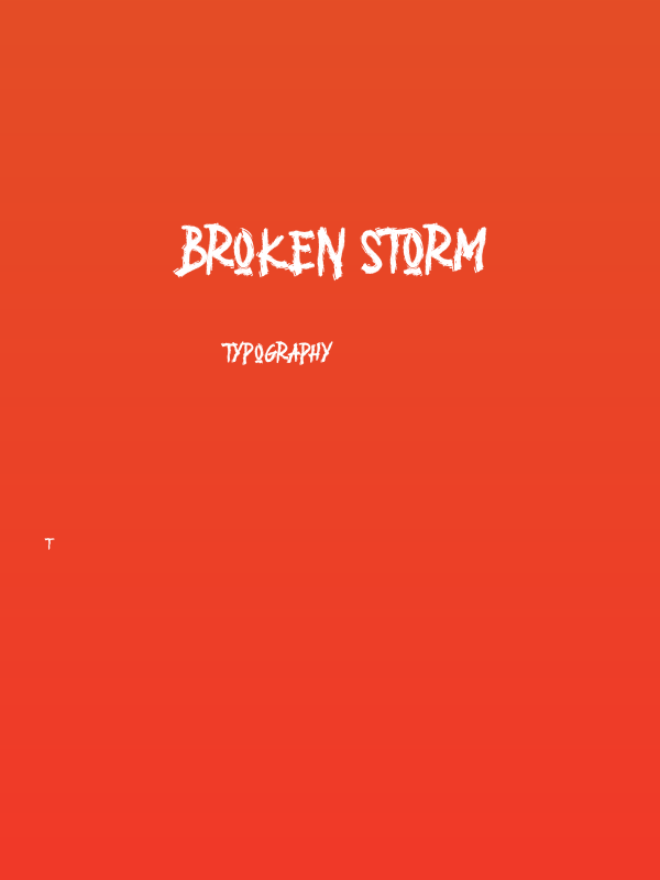 BROKEN STORM Poster