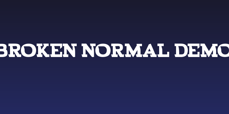 BROKEN normal demo Social Header