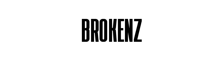 BROKENZ  Fuentes Gratis Descargar