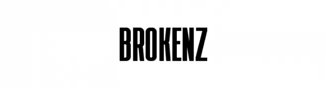 BROKENZ  Frei Schriftart Herunterladen