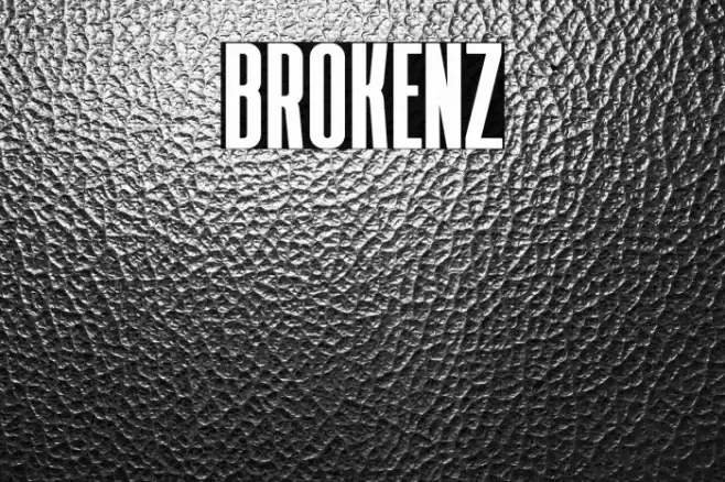 BROKENZ Font examples