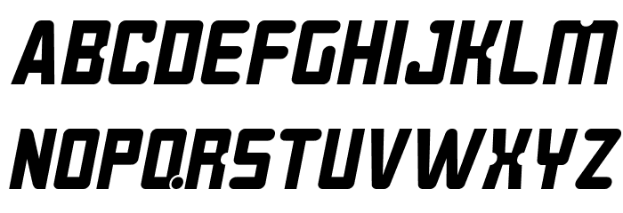 BROKEREN MIRING Italic Font LOWERCASE