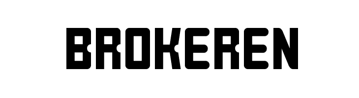 BROKEREN  Скачать бесплатные шрифты