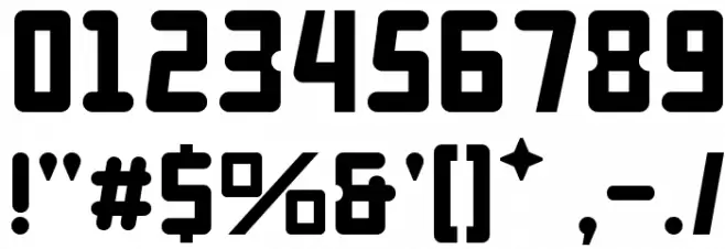 BROKEREN Font OTHER CHARS