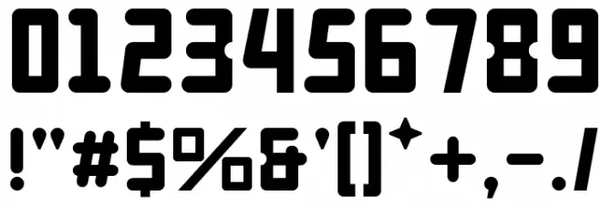 BROKEREN Font OTHER CHARS