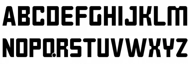 BROKEREN Schriftart Groß