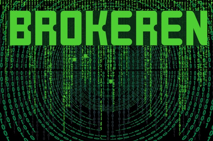 BROKEREN Font examples