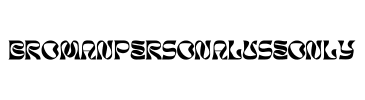 BROMAN PERSONAL USE ONLY  font caratteri gratis