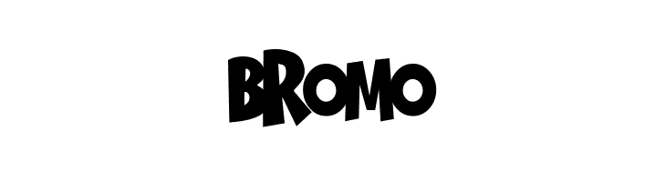 BROMO  フリーフォントのダウンロード