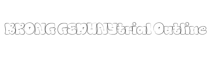 BRONG GEDUNYtrial Outline  Скачать бесплатные шрифты