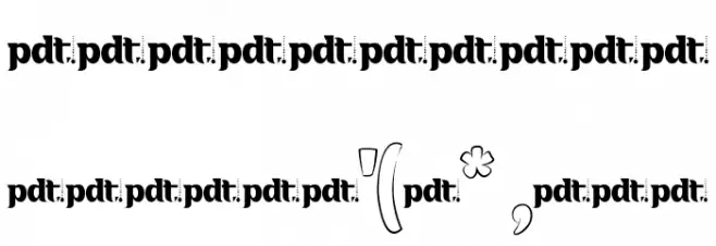 BRONG GEDUNYtrial Outline Font OTHER CHARS