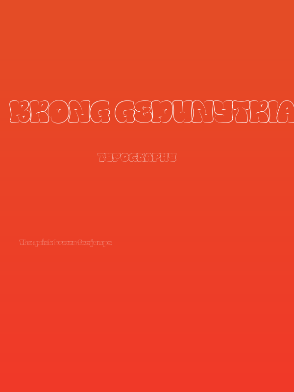 BRONG GEDUNYtrial Outline Poster