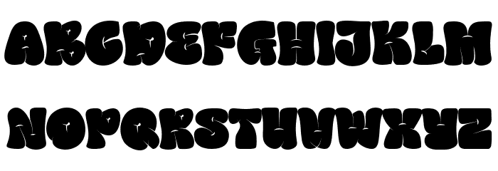 BRONG GEDUNYtrial Regular Font UPPERCASE