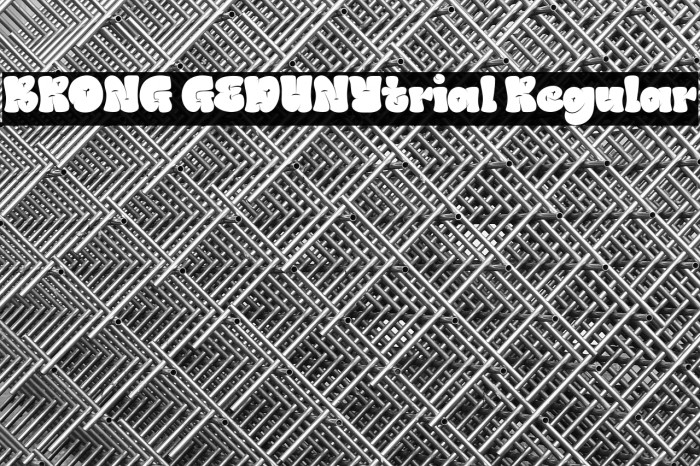 BRONG GEDUNYtrial Regular Example 2