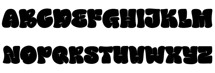 BRONGGEDUNYtrial-Regular Font UPPERCASE