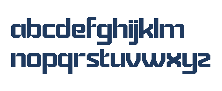 BRONZOR Regular Lowercase