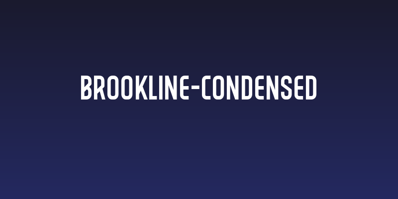BROOKLINE-Condensed Social Header