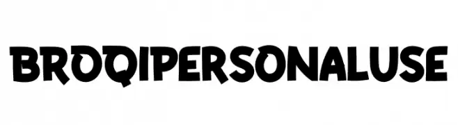 BROQI Personal Use  Free Fonts Download