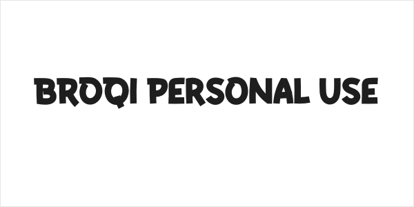 BROQI Personal Use Logo