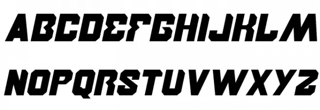 BROTHER Bold Italic Fonte MAIÚSCULAS
