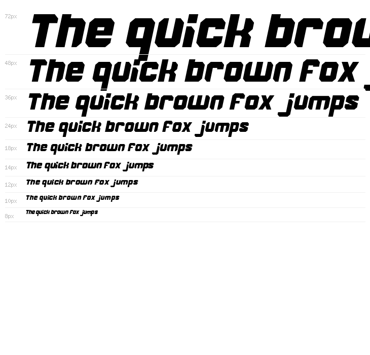 BROTHER Bold Italic Waterfall