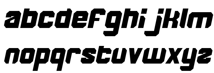 BROTHER Bold Italic Font LOWERCASE