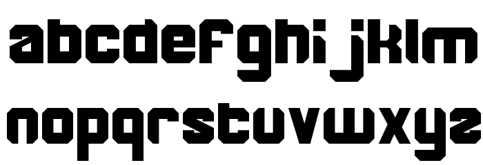 BROTHER Bold Font LOWERCASE