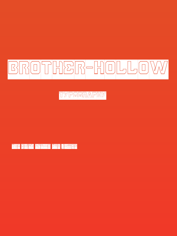 BROTHER-Hollow Poster