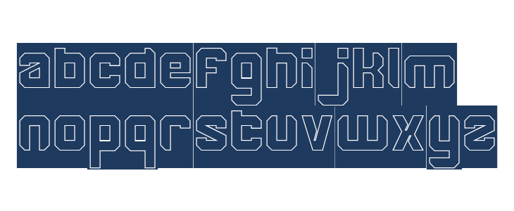 BROTHER-Hollow Lowercase