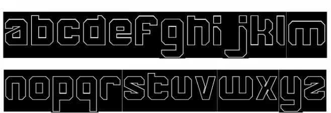 BROTHER-Hollow Caratteri MINUSCOLO