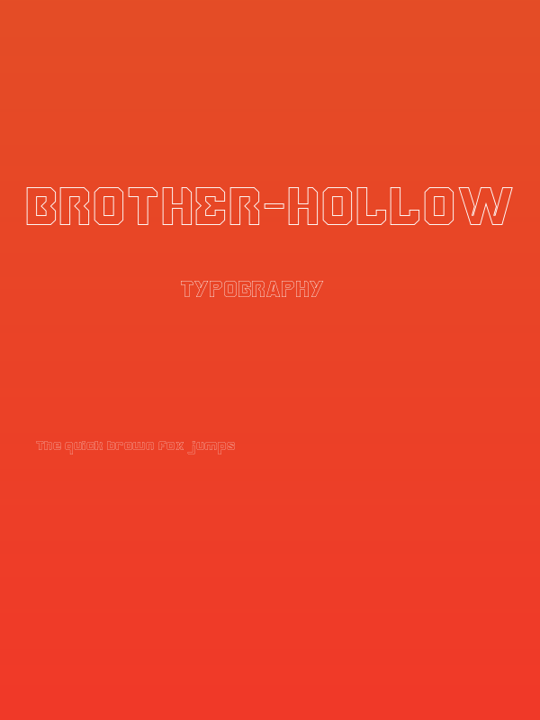 BROTHER-Hollow Poster