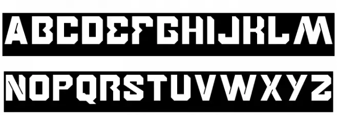 BROTHER-Inverse Шрифта ВЕРХНИЙ