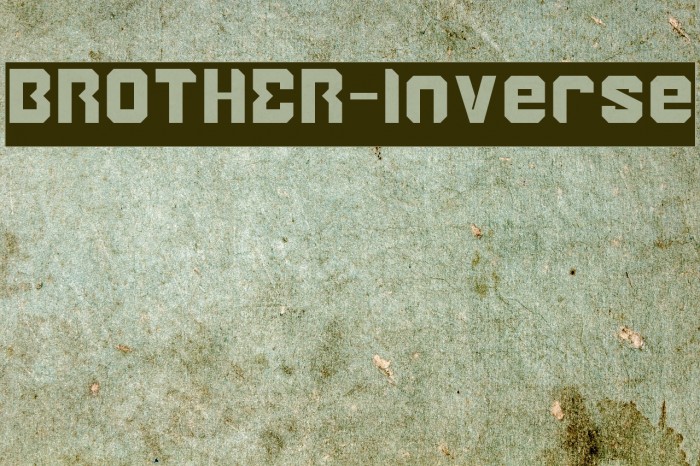 BROTHER-Inverse Example 2