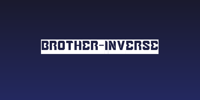BROTHER-Inverse Social Header