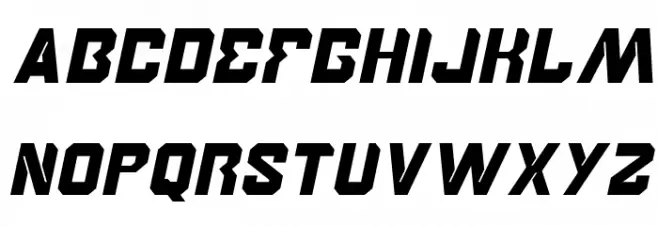 BROTHER Italic Fonte MAIÚSCULAS